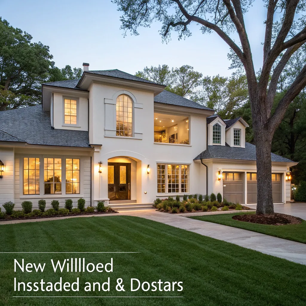 Elegant home featuring newly installed windows and doors